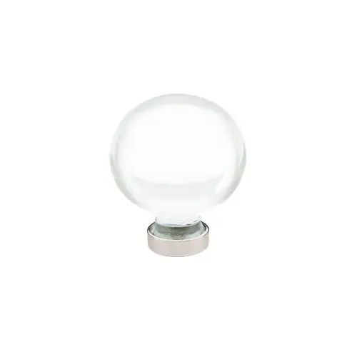 Bristol 1" Cabinet Knob Bright Nickel Finish