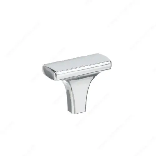 Modern Metal Knob - 8790 Chrome