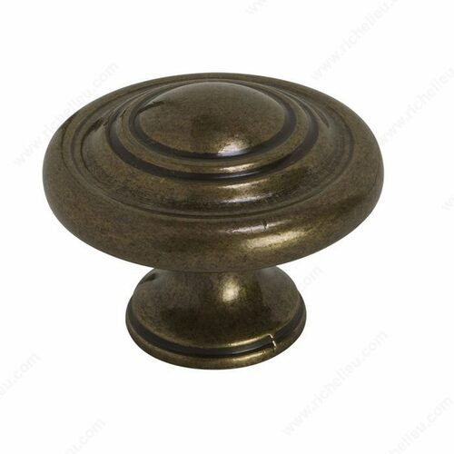 Traditional Metal Knob - 880B Antique English