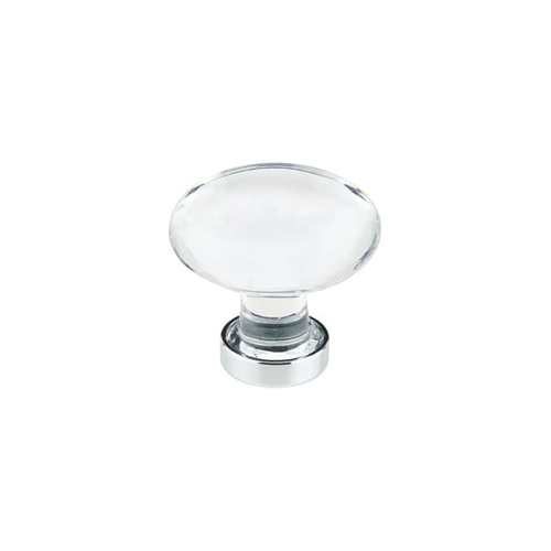 Hampton 1-1/4" Cabinet Knob Bright Chrome Finish