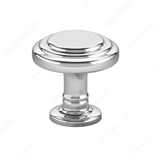 Traditional Metal Knob - 8818 Chrome