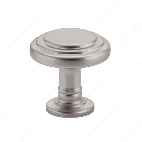 Traditional Metal Knob - 8818 Brushed Nickel