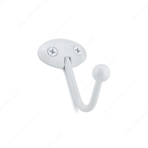 Utility Metal Hook - 892 White