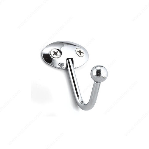 Utility Metal Hook - 892 Chrome