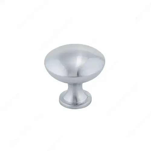 Modern Metal Knob - 9041 Brushed Chrome