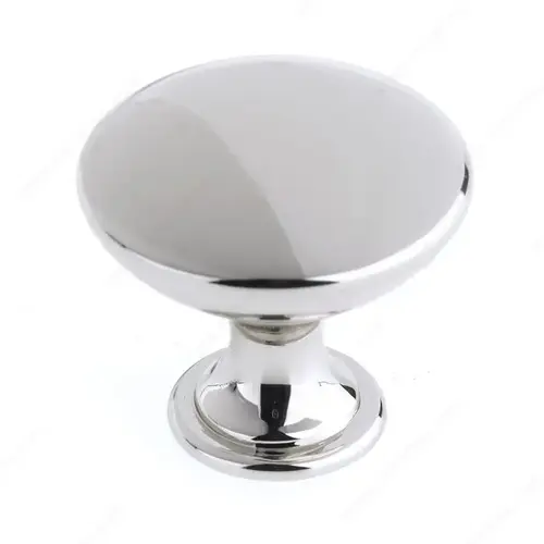 Modern Metal Knob - 9041 Chrome