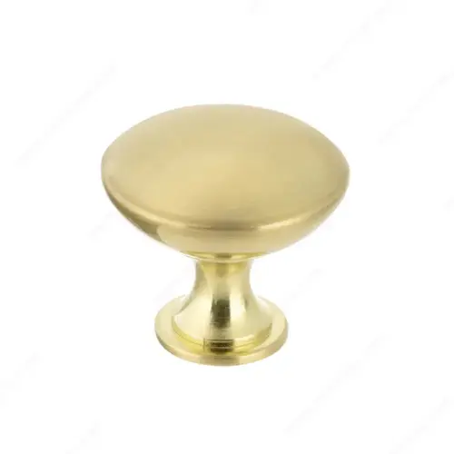 Modern Metal Knob - 9041 Satin Brass