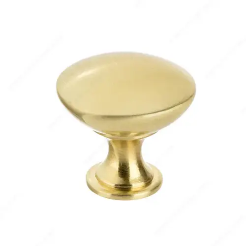 Modern Metal Knob - 9041 Satin Brass