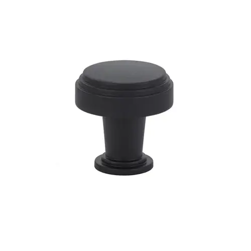 Newport 1-5/8" Cabinet Knob Flat Black Finish