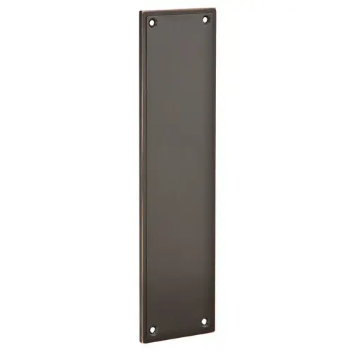 Modern Push Plate Oil Rubbed Bronze Finish