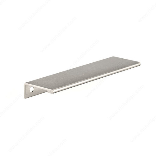 Richelieu Hardware BP9898128170 Modern Aluminum Edge Pull - 9898 Stainless Steel