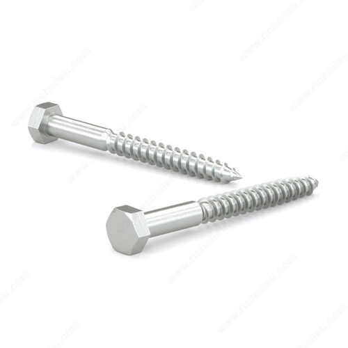 Hex Head Lag Screw - Zinc - pack of 50