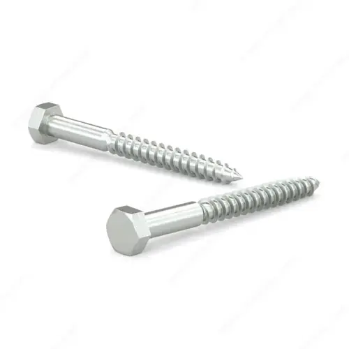 Hex Head Lag Screw - Zinc - pack of 25