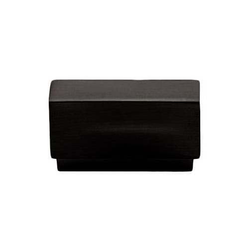 1" Center To Center Cinder Cabinet Knob 1-5/8" Overall Flat Black Finish