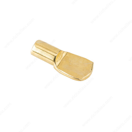 Standard Metal Shelf Pin Brass - pack of 100