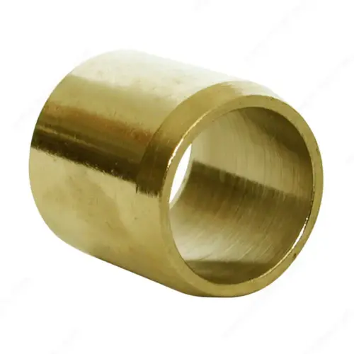 Metal Shelf Pin Sleeve - 1/4'' Brass