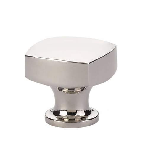 1-1/4" Freestone Cabinet Knob Bright Nickel Finish