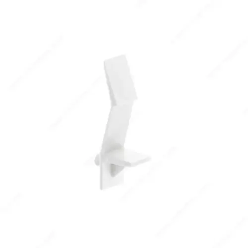 Locking Plastic Clip White