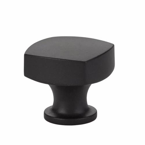 1-1/4" Freestone Cabinet Knob Flat Black Finish