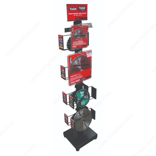 Display Materials: 2-SIDED TASK POWER TOWER DISPLAY WITH POP MATERIALS