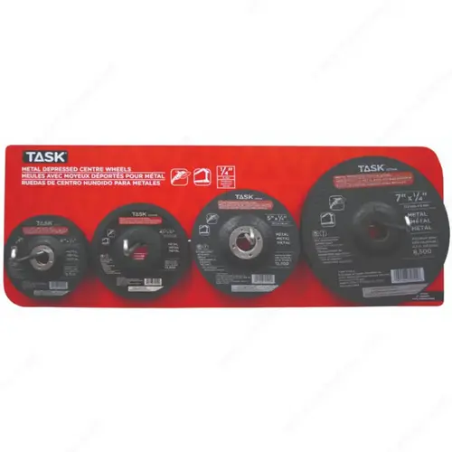 Display Material: 1/4" Metal Depressed Center Wheel Display