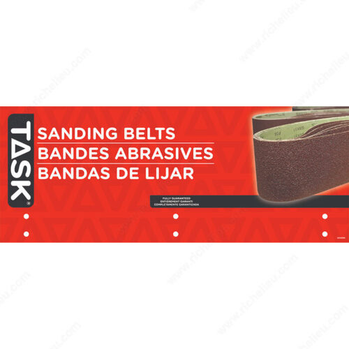 Display Material: Sanding Belt Display Header