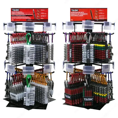 Display Materials: Carabiner Spinner Rack for Electric Tools