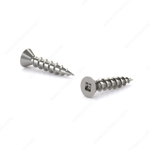 Stainless Steel Wood Treated Screw, Bugle Head, Square Drive, Coarse Thread, Regular Wood Point - pack of 15000