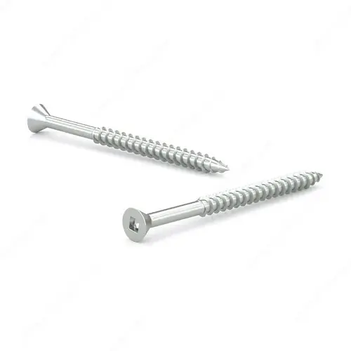 Wood Screw, Flat Head, Regular Thread, Regular Wood Point - pack of 150