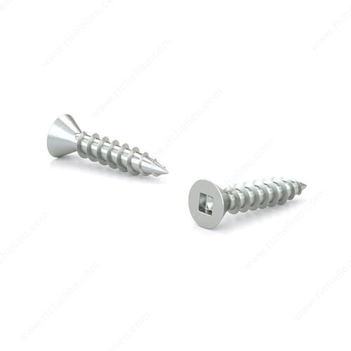 Wood Screw, Flat Head, Regular Thread, Regular Wood Point - pack of 100