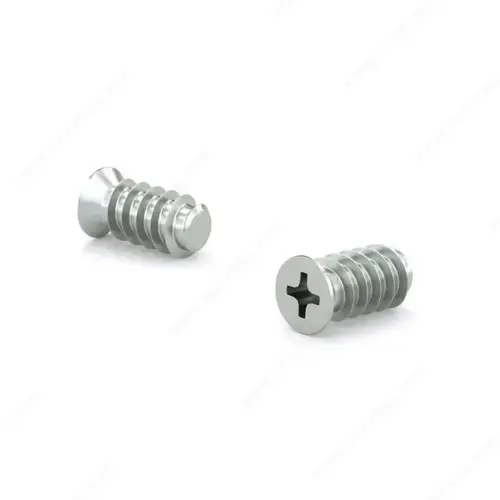 Zinc Euro Screw M6.3, Flat Head, Phillips Drive - pack of 1000