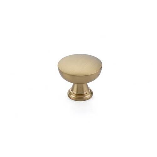 1-3/4" Overland Cabinet Knob Satin Brass Finish