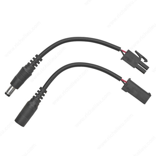 12V-To-24V Adaptor Cord Black