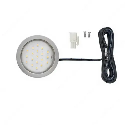 1.5W Pockit LED Puck Light 12VDC Nickel