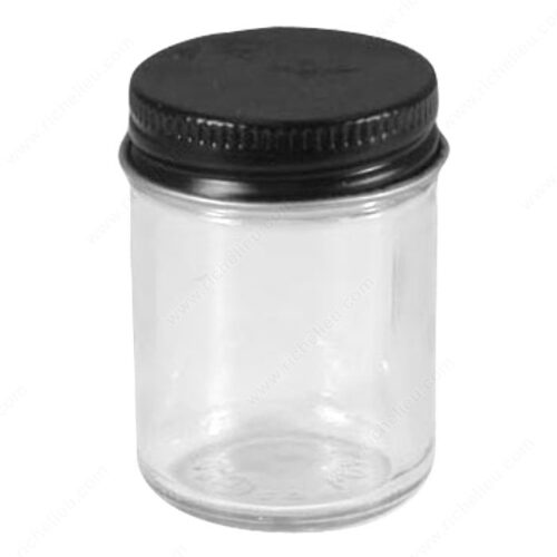 Glass Jar and Cap - pack of 2