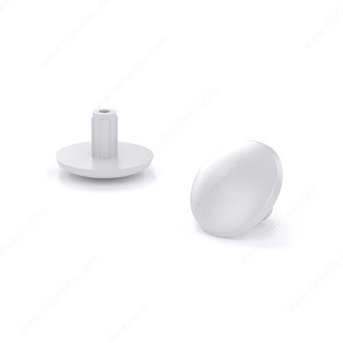 Plastic Push Hole Plug White