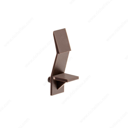 Locking Plastic Clip Brown - pack of 1000