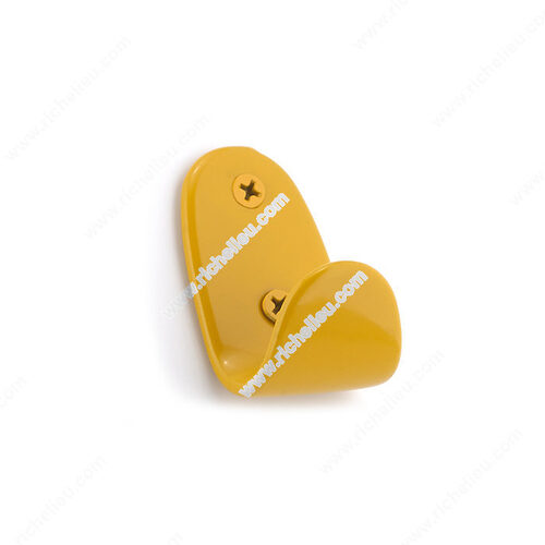 Modern Metal Hook - 1133 Yellow