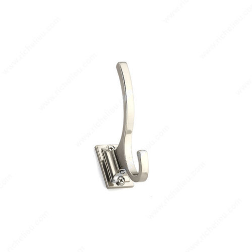 Transitional Metal Hook - 1233 Brushed Nickel