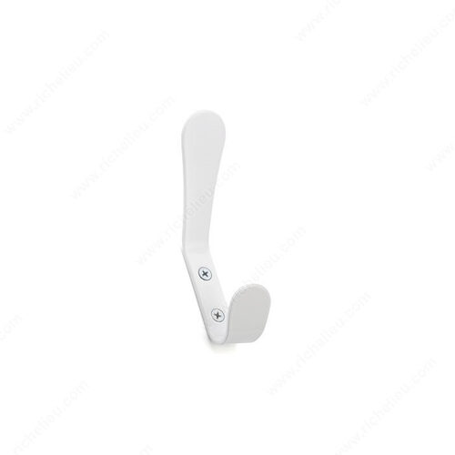 Modern Metal Hook - 1253 White