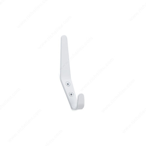 Modern Metal Hook - 1513 White