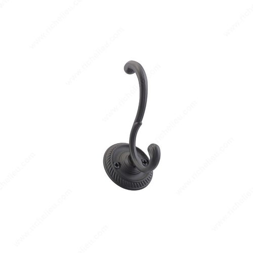 Classic Coat Hook - 4 in Black