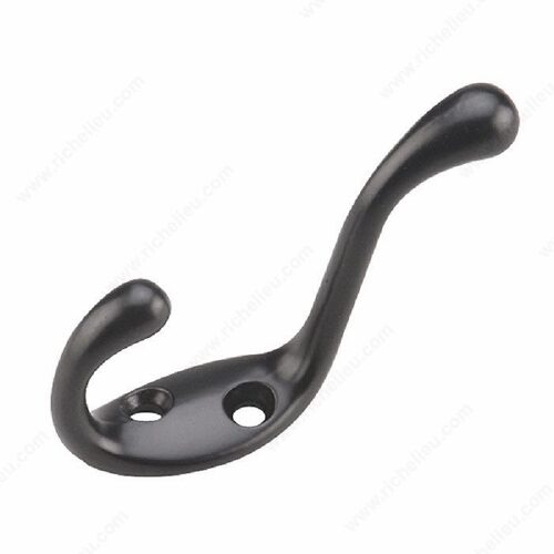 3-1/2 in Heavy Duty Coat Hook - 235 Black