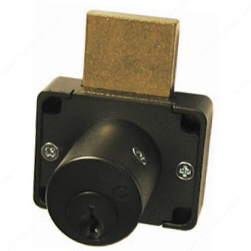 Deadbolt Drawer Lock 7/8" and 1-3/8" Oil-Rubbed Bronze