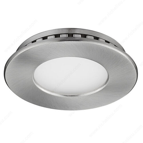 NORMA - LED Puck Light, 4W, 24V, 2CCT Satin Nickel