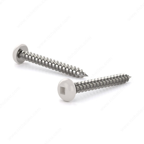 Metal Screw, Colored Pan Head, Square Drive, Self-Tapping Thread, Type A Point - pack of 700