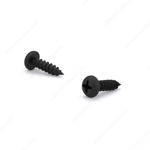 Black Phosphate Metal Screw, Pan Head, Phillips Drive, Self-Tapping Thread, Type A Point - pack of 4000