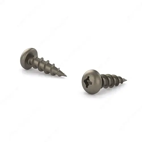 Plain Wood Screw, Pan Head, Quadrex Drive, Coarse Thread, Regular Wood Point - pack of 7000