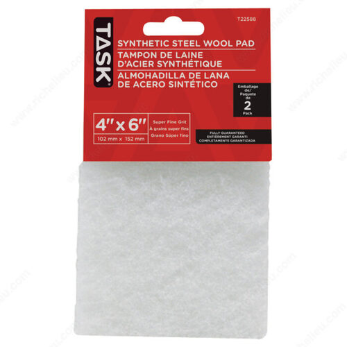 Synthetic Steel Wool Pad White