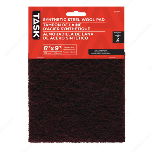 Synthetic Steel Wool Pad Maroon